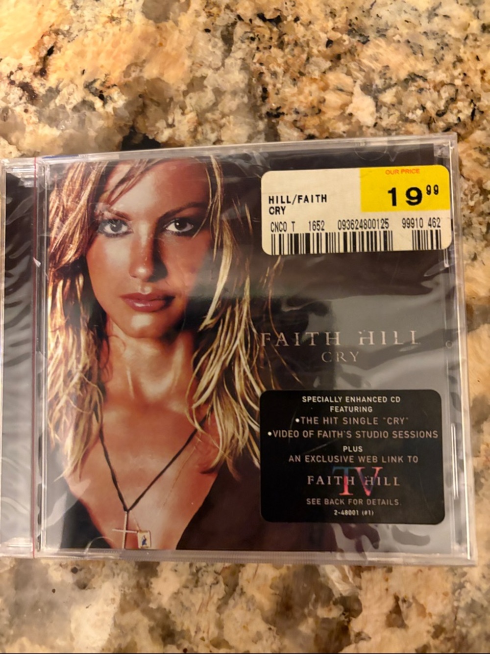 – Cry (CD) – Black/Cream Album Cover
